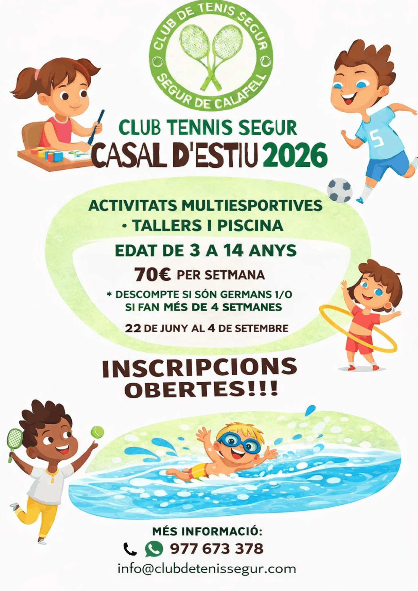 Cartel informativo del Casal